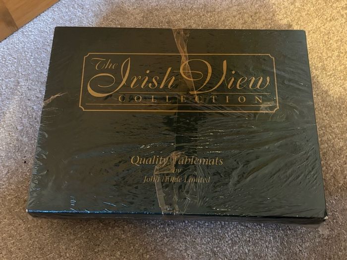 Vintage John Hinde The Irish View Collection Gougane Barra Quality Tablemats & Coasters Set of 6