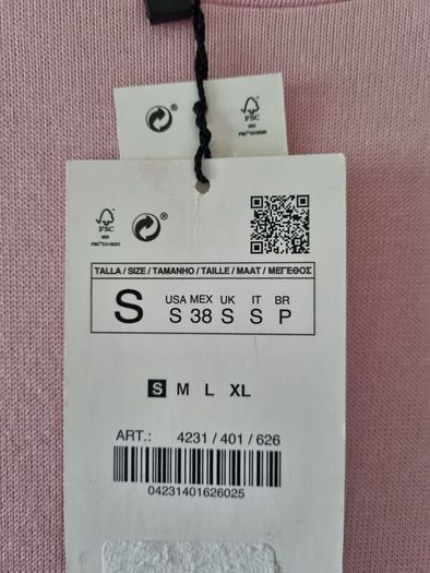 New Zara Mens T Shirt