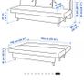 IKEA ALVDALEN 3-seat sofa-bed, dark grey Image 4