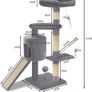 Cat tree with scratching post Image 4