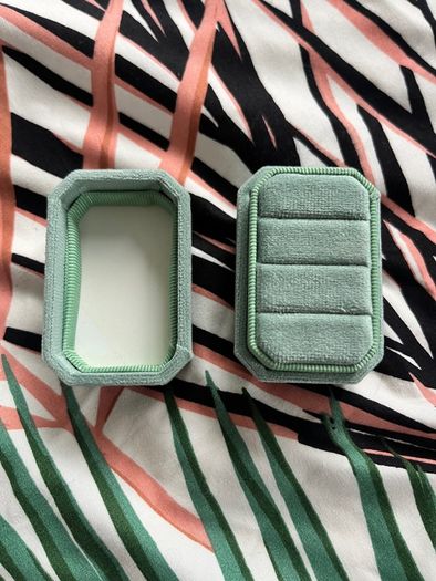 Sage green ring box