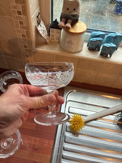 Waterford crystal champagne glasses