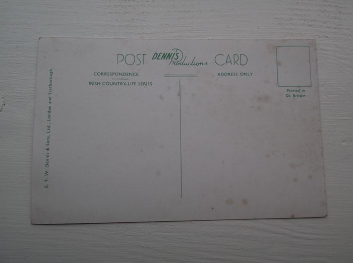 Postcard The Country Postman.