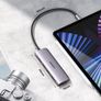 USB C Hub 4k HDMI Adapter 6-IN-1 Type C Hub with HDMI USB 3.0 Data Transfer, SD/TF Card Reader USB C Adapter Compatible with Macbook Pro Air Surface Pro Book 3, iPad Pro, XPS Image 7