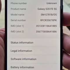 samsung S20FE5G smart phone