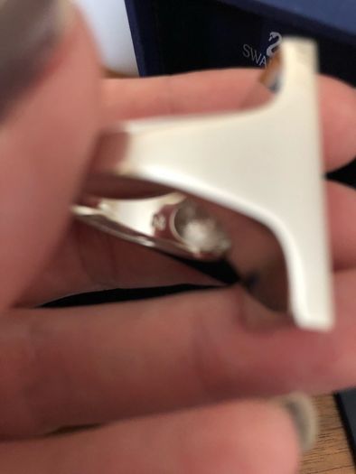 Brand new Swarovski silver ring