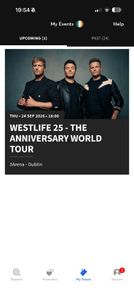 Westlife tickets