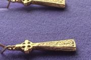 Vintage gold earrings