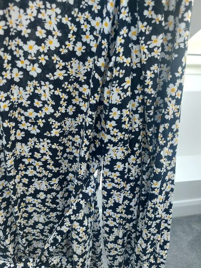 Dress, flower pattern, size XL