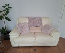Sofa Leather Recliner with USB Charger