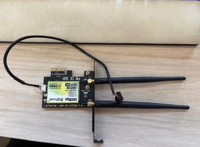 PCIE Wifi 6E Network Card, Intel Wifi 6E Ax210 Chip, 6Ghz/5Ghz/2.4Ghz Pci Express Bluetooth Wifi 6 Card For Desktop/Pc Win 11/10(64Bit)