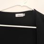Cardigan, long, black, with ties Image 3