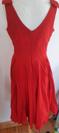 Red  So  couture dress 1950's style
