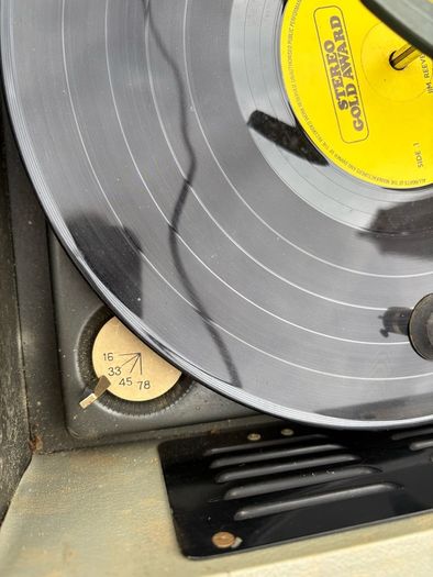 vintage record player