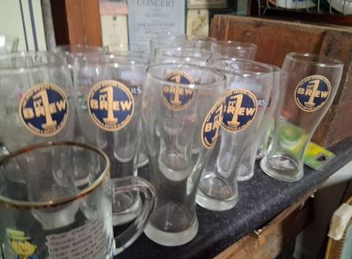 Pint Glasses 1 euro  each