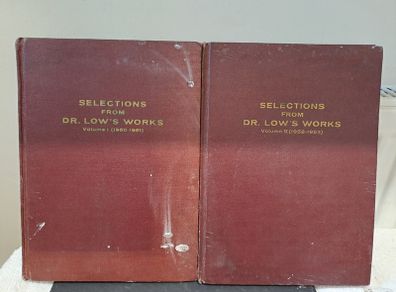 Selections from Dr Low's Works vol 1 and 2
