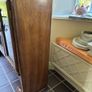 Solid Wood Vintage Display Cabinet Top only Image 3