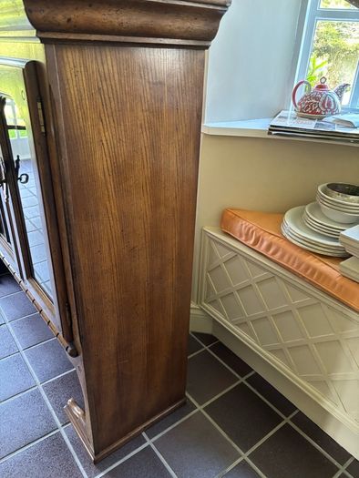 Solid Wood Vintage Display Cabinet Top only