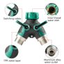 Y-Type Zinc Alloy Hose Splitter Double Way Joint One Split Two Faucet Diverter Garden Accessories Internal Thread Water-Diverter Image 2