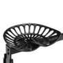 3-Seater Bench 155 cm Black Cast Iron Image 6