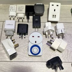 cables + power banks + ear phones + adapters