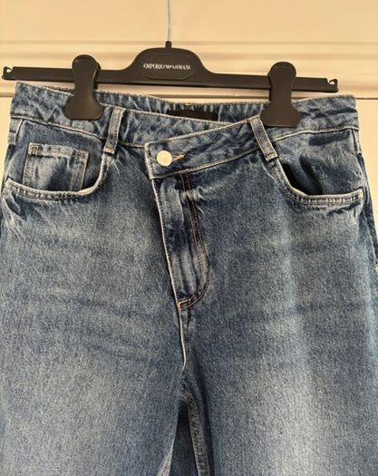 Zara cross over waistband jeans