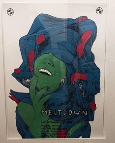 2015 Dave Kloc Screen Print The Meltdown Jonah Ray Kumail Nanjiani Moshe Kasher Megan Neuringer Alex Hooper Noah Garfinkel Anthony Jeselnik