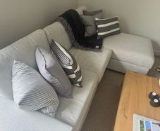 IKEA Vimle Sofa with Chaise Lounge & Storage Ottoman