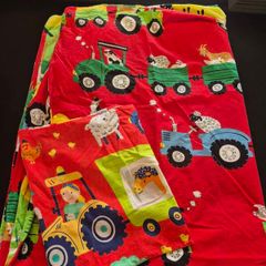 Cot bed sheets and duvet cover