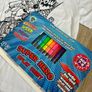 Boys t-shirt colouring gift set new 7/8y Image 2