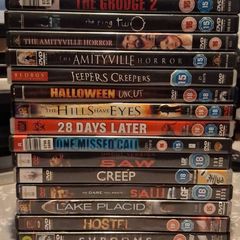 Selection of Horror movies