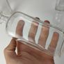 330 - Set of 3 Vintage Clear Glass Collectible Decorative Bottles Image 5