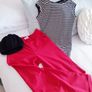 Black & White Stripe Tshirt - Size 8 Image 6