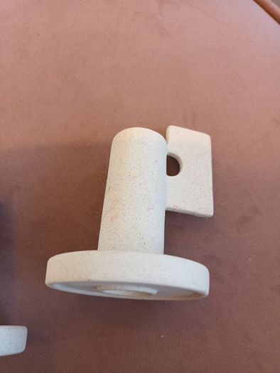 2 x contemporary dinner candle holders