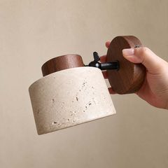 Wall Light - Natural Stone Wall Light - Rotatable Bedside Reading Lamp / NEW