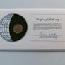 Rare Guyana 1979 Coin Stamp cover BUNC Harpy only 4000 coins made Image 3