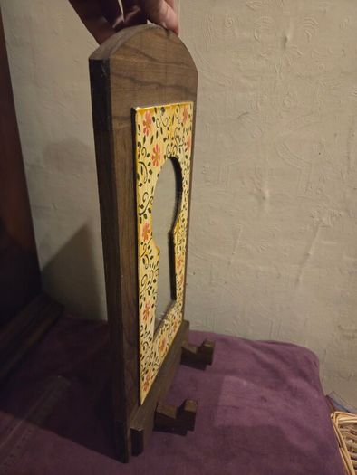 Vintage Hand made Wall Key Holder with Mirror