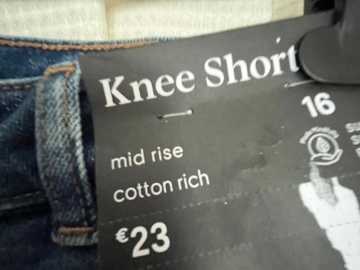 New Denim Knee Shorts