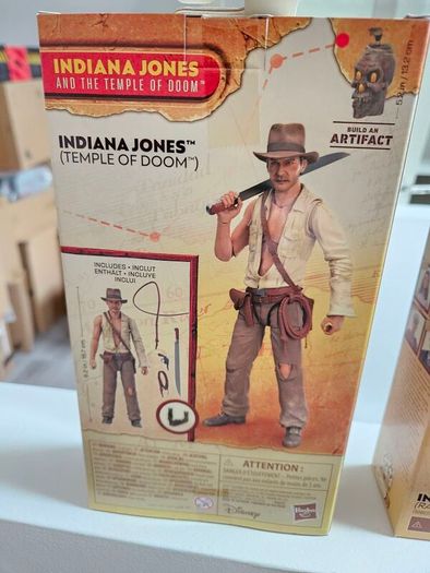 Set of 3 Indiana Jones 1/12 scale figures