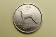 1935 Saorstat Eireann Sixpence (6d- reul)