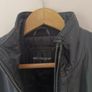 Black Genuine Leather Jacket M&S Autograph Image 5