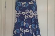 Blue White Dress - Oasis  - Size 12
