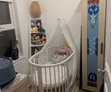 Stokke Sleepi Cot White Canopy Very Good Condition