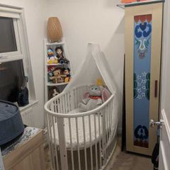 Stokke Sleepi Cot White Canopy Very Good Condition