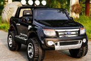 KIDS RIDE ON Licensed Ford Ranger Premium Upgraded 12v Kids Electric Jeep - Special Black