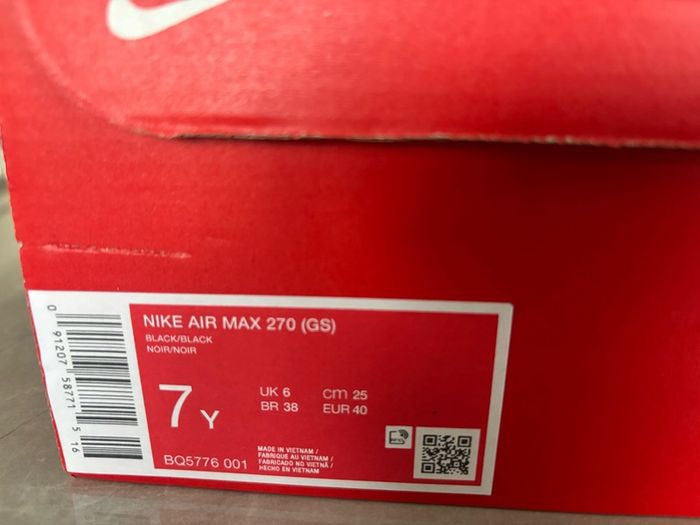 new nike air max uk size 6