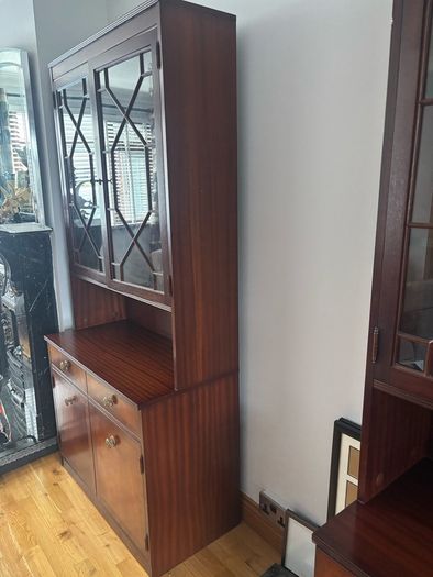 Solid Wood Display Cabinet 195cm 1 Available
