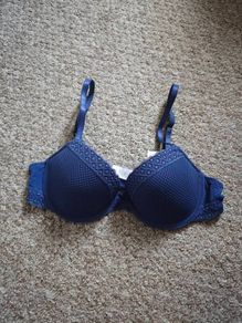 New Padded Blue Bra 36A