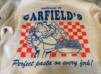 H & M Garfield Hoodie / Loose fit / Size xs