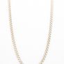Vintage 925 Sterling Silver Flat Curb Chain Image 3